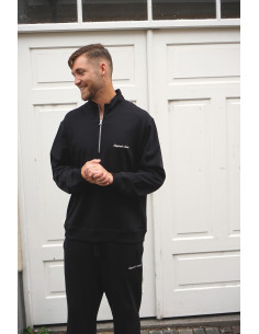 JORNORREBRO EMB SWEAT HIGH NECK