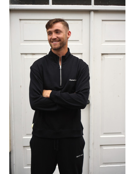 JORNORREBRO EMB SWEAT HIGH NECK