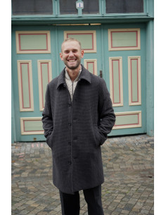 SLHARCHIVE WOOL BLEND CAR COAT