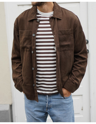 SLHREGMIO TENCEL OVERSHIRT