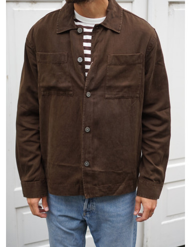 SLHREGMIO TENCEL OVERSHIRT