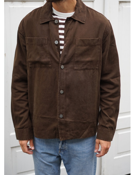 SLHREGMIO TENCEL OVERSHIRT