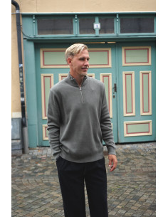 ONSPHIL REG 12 STRUC HALF ZIP KNIT NOOS