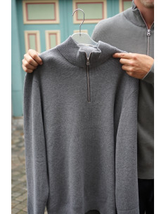 ONSPHIL REG 12 STRUC HALF ZIP KNIT NOOS 2