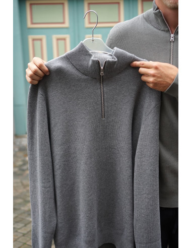 ONSPHIL REG 12 STRUC HALF ZIP KNIT NOOS