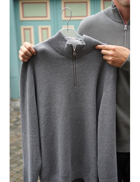 ONSPHIL REG 12 STRUC HALF ZIP KNIT NOOS