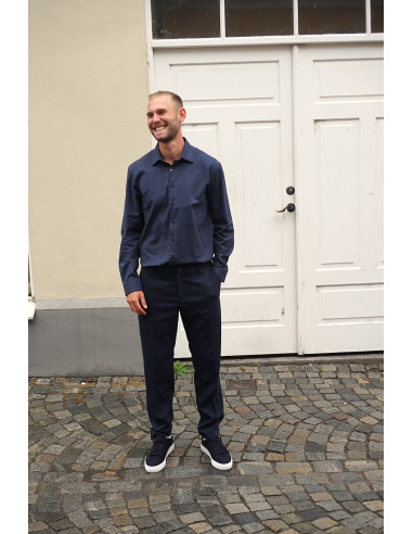 SLHREG-LEO HEATHER SHIRT LS