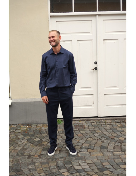 SLHREG-LEO HEATHER SHIRT LS