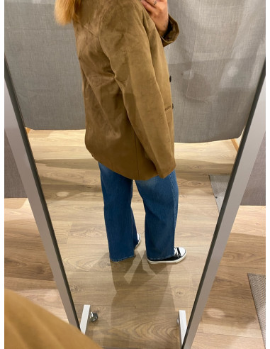 ONLTULIP FAUX SUEDE BLAZER COAT