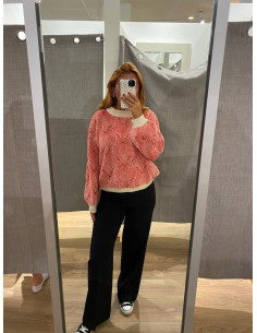PCJENNA LS O-NECK KNIT