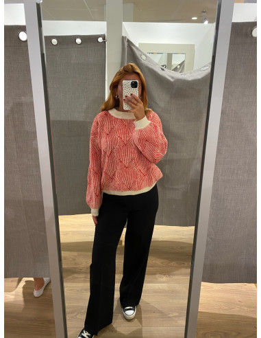 PCJENNA LS O-NECK KNIT