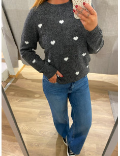 VMDOFFY INTARSIA LS O-NECK PULLOV 2