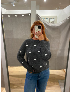 VMDOFFY INTARSIA LS O-NECK PULLOV