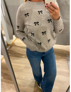 VMDOFFY INTARSIA LS O-NECK PULLOV 2