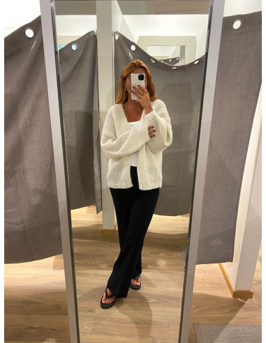 VMMAYBE LS OPEN CARDIGAN