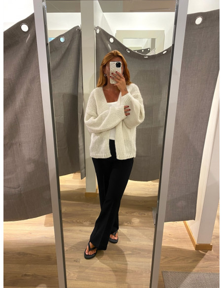 VMMAYBE LS OPEN CARDIGAN