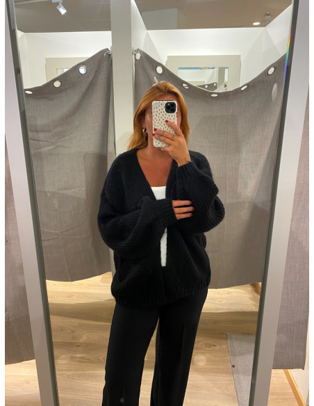 VMMAYBE LS OPEN CARDIGAN