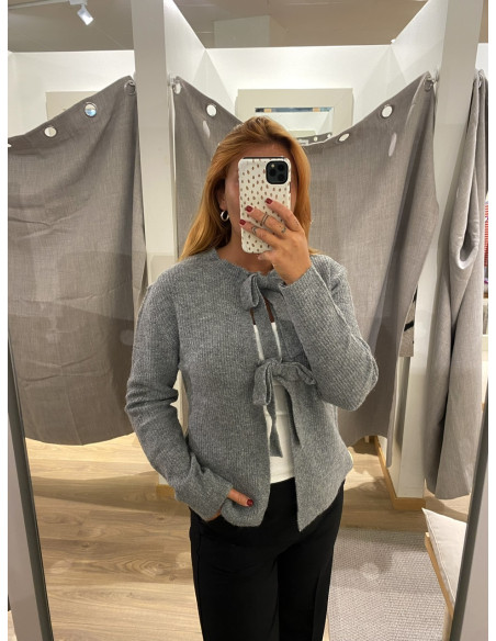 PCSILLY LS REVERSIBLE TIE KNIT