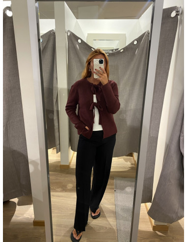 PCSILLY LS REVERSIBLE TIE KNIT