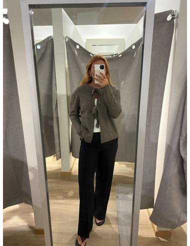 PCSILLY LS REVERSIBLE TIE KNIT