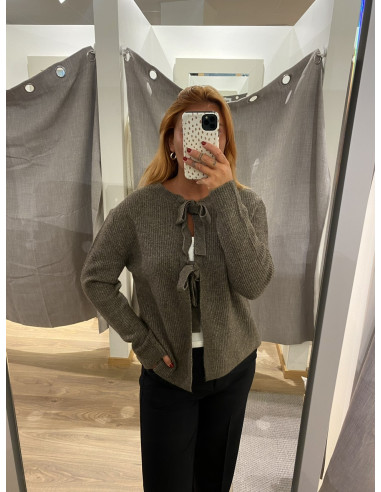 PCSILLY LS REVERSIBLE TIE KNIT