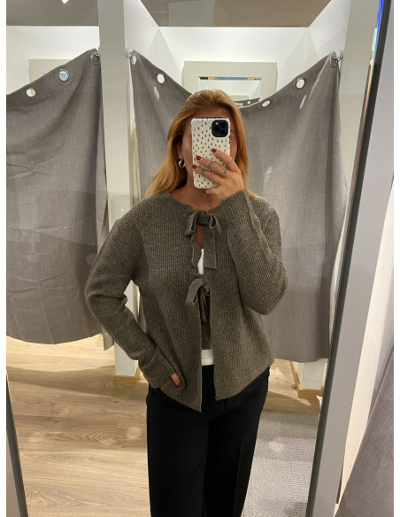 PCSILLY LS REVERSIBLE TIE KNIT