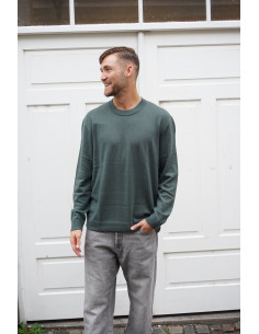 SLHTRAY MERINO BRUSHED RELAXED CREW