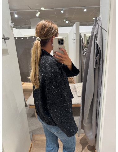 PCMINNA SEQUIN BOMBER JACKET