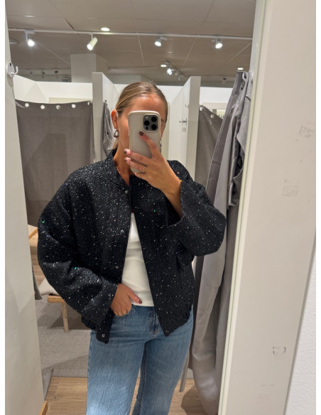 PCMINNA SEQUIN BOMBER JACKET