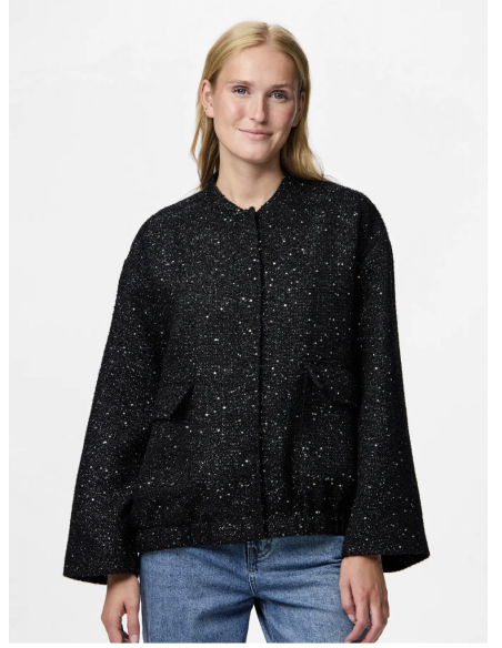 PCMINNA SEQUIN BOMBER JACKET