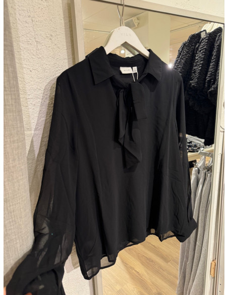 VIDALIANA KIKA V-NECK L/S BOWTIE TOP