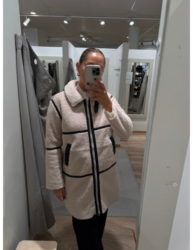 JDYFROSTY TEDDY LONG JACKET