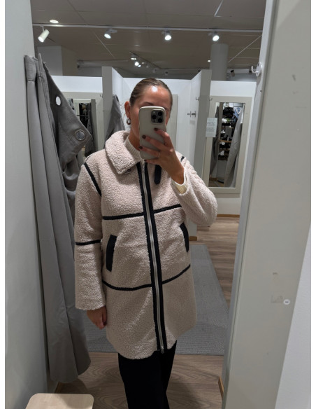 JDYFROSTY TEDDY LONG JACKET