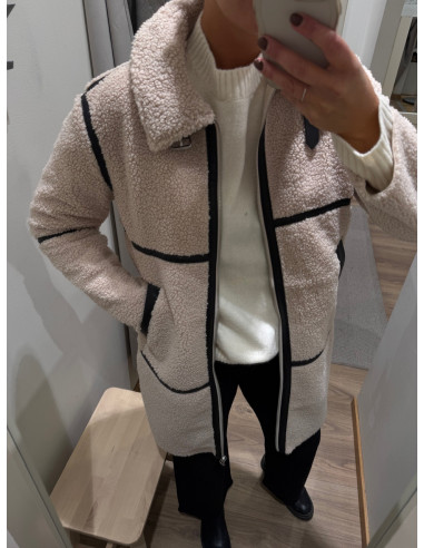 JDYFROSTY TEDDY LONG JACKET