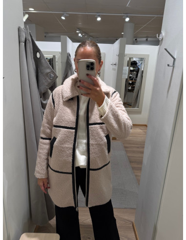 JDYFROSTY TEDDY LONG JACKET