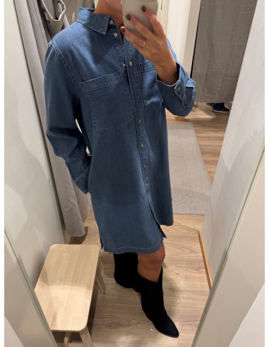 CECIL DENIM OPTIC DRESS