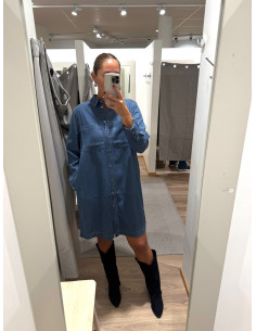 CECIL DENIM OPTIC DRESS