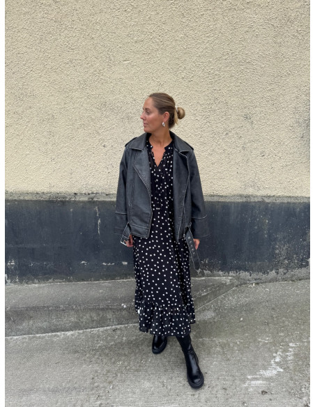 OBJGINA L/S RE LONG DRESS