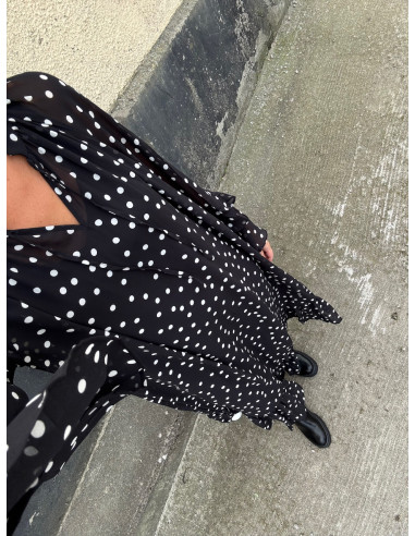 OBJGINA L/S RE LONG DRESS