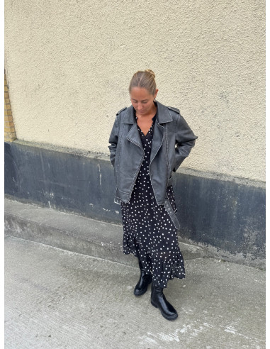 OBJGINA L/S RE LONG DRESS