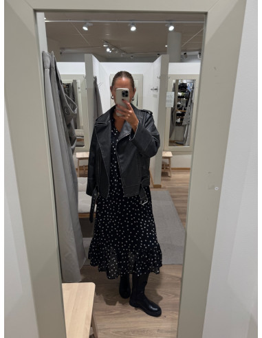 OBJGINA L/S RE LONG DRESS