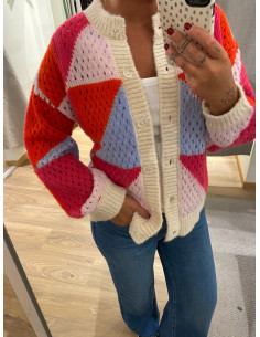 PCJANEL LS O-NECK KNIT CARDIGAN 2