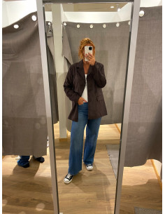 ONLTULIP FAUX SUEDE BLAZER COAT 2