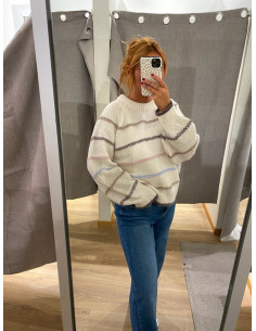 PCNELIA LS O-NECK KNIT