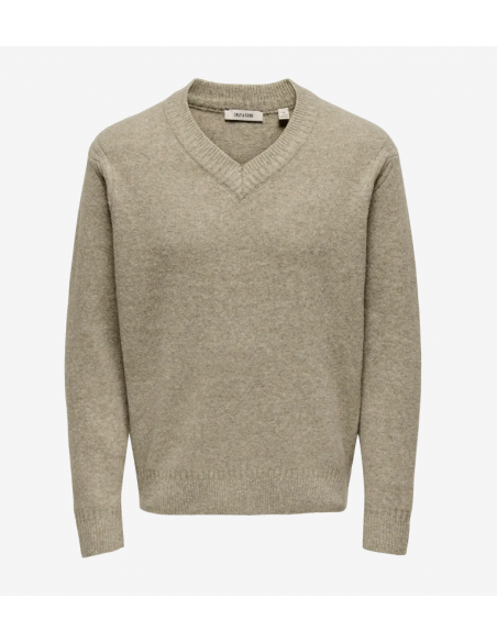 ONSMOVE RLX BRUSHED V-NECK KNIT