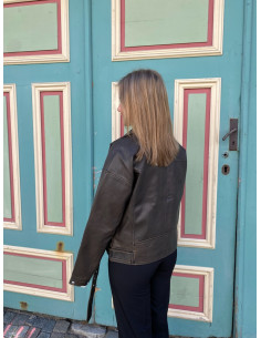 JXFRIDA WASHED BIKER JKT 2