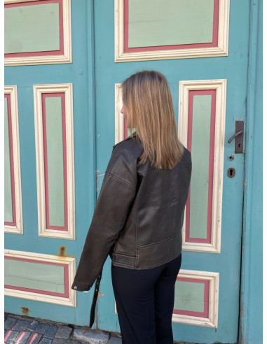 JXFRIDA WASHED BIKER JKT