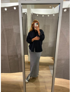 VIRIL ANKLE KNIT SKIRT