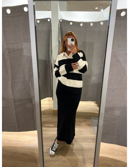 VIRIL ANKLE KNIT SKIRT