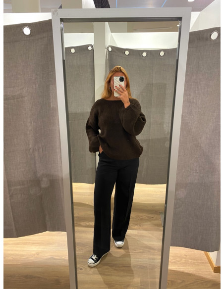 JDYDINEA L/S REVERSIBLE PULLOV. KNT